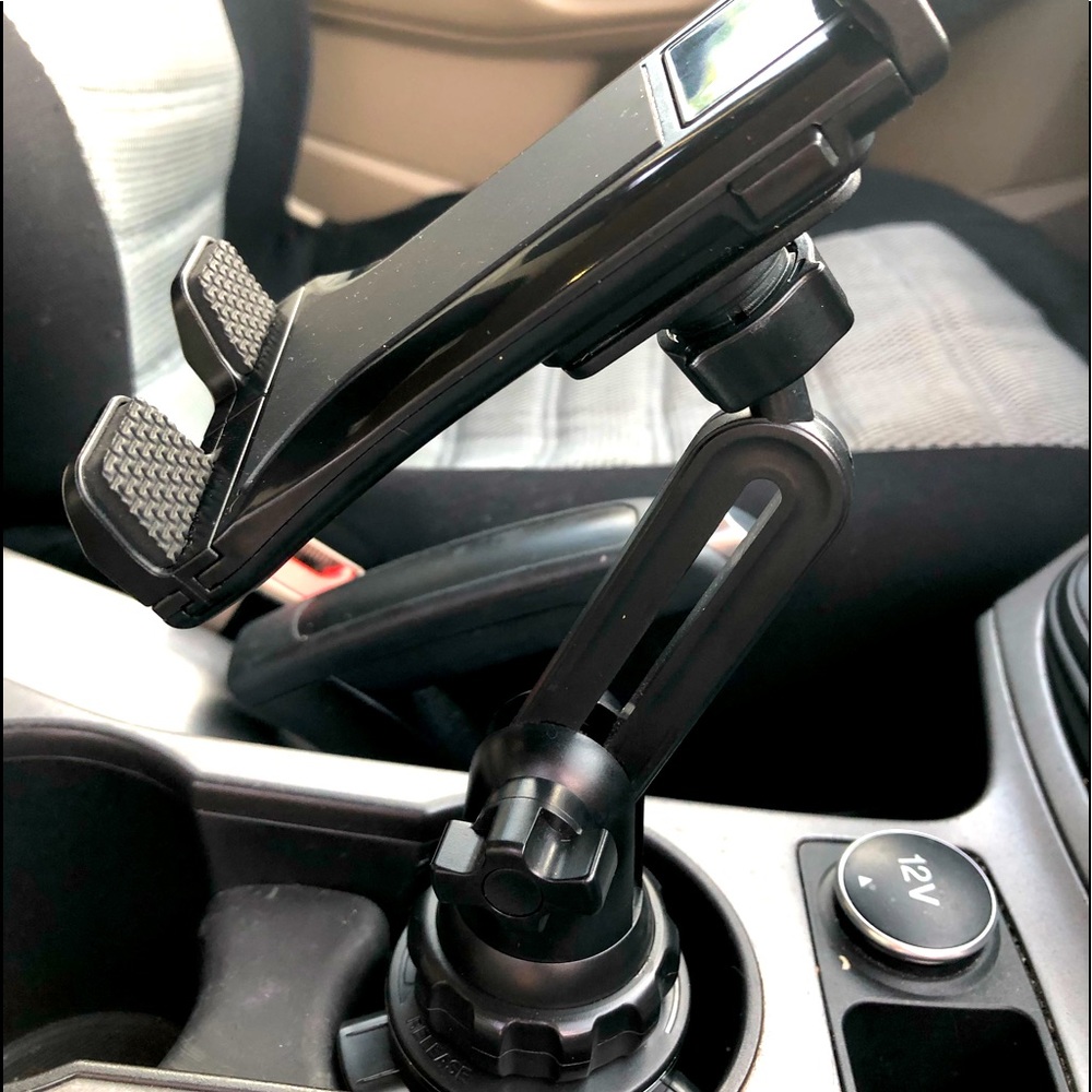 Universal Car Mount Adjustable Gooseneck Cup Holder Cradle for Cell Phone US